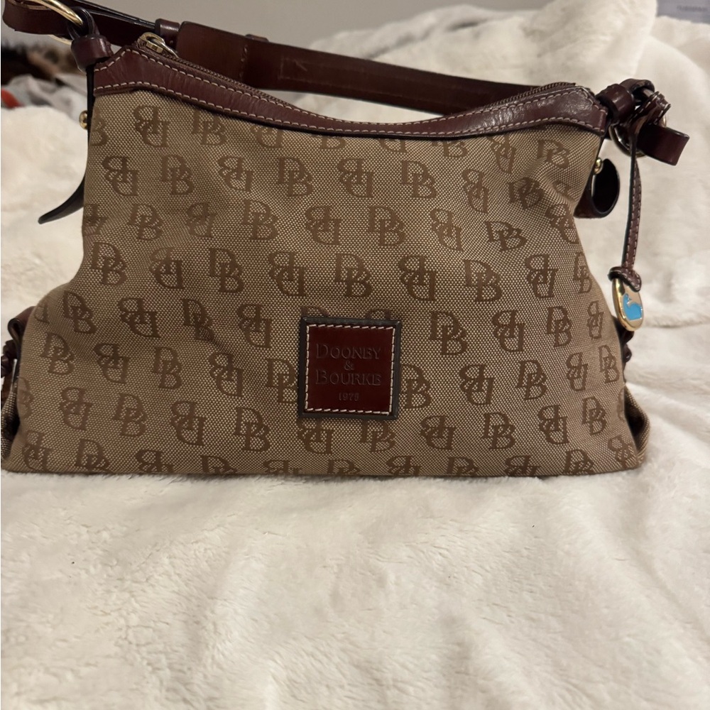Dooney & Bourke Signature Canvas Monogram Shoulder Bag